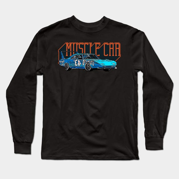 1970 Plymouth Road Runner Superbird Long Sleeve T-Shirt by JayD World